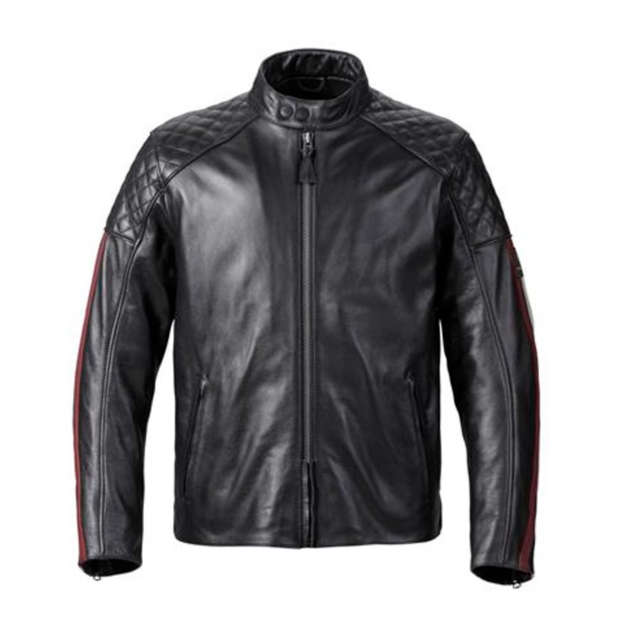 TRIUMPH BRADDAN SPORT JACKET BLACK / RED