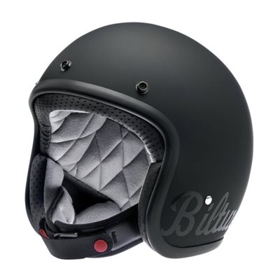 BILTWELL BONANZA CASQUE FACTORY NOIR MAT