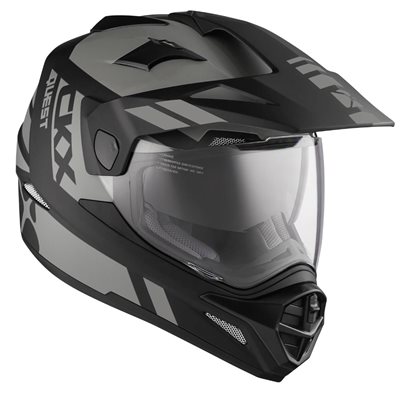 CKX CASQUE QUEST GRIS MAT
