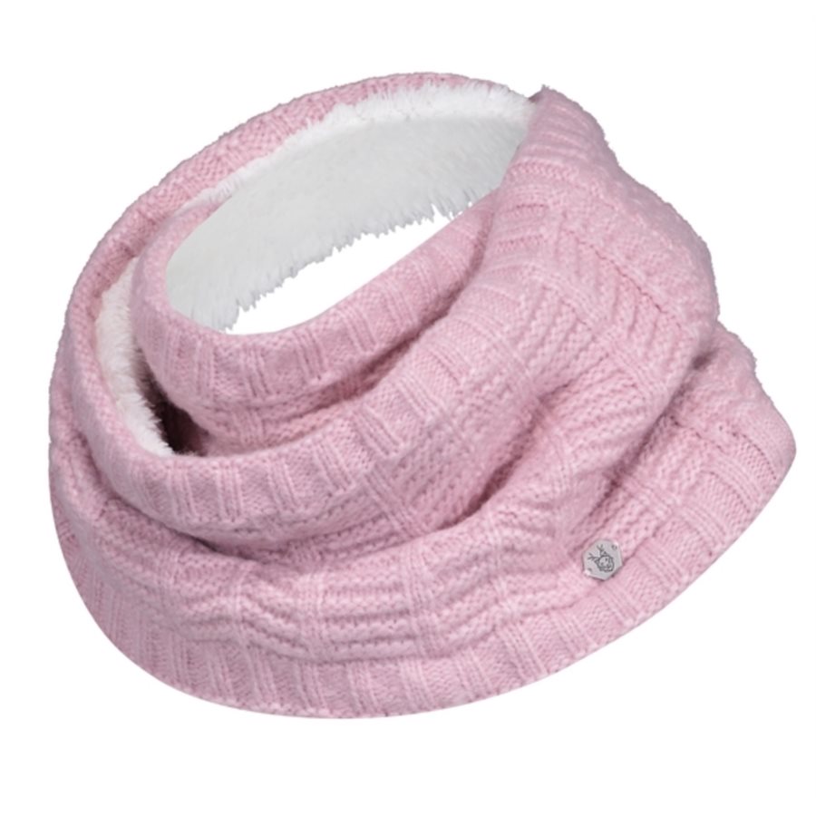 LASKA PINK INFINITY SCARF