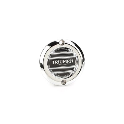TRIUMPH Badge Carter Alternateur Chrome