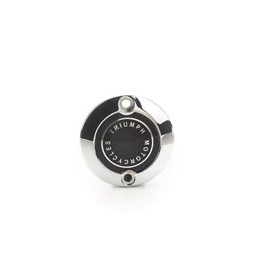 TRIUMPH BADGE CARTER ALTERNATEUR CHROME