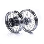 ROUES DE BROCHE CHROMÉES