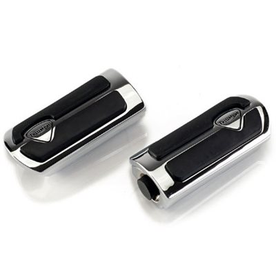 Logo embossed highway pegs