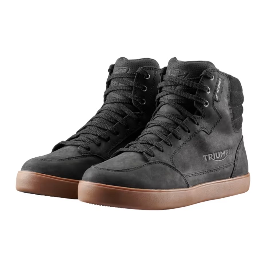 TRIUMPH J-6 WP BLACK WATERPROOF RIDING SHOES