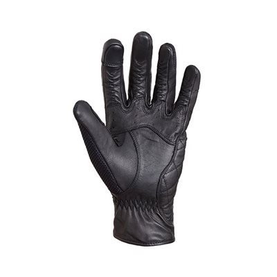 Gants Homme Spécial Vélo En Cuir De Chèvre Noir